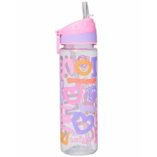 Smiggle Bottle 650ml Letter Design 24cm