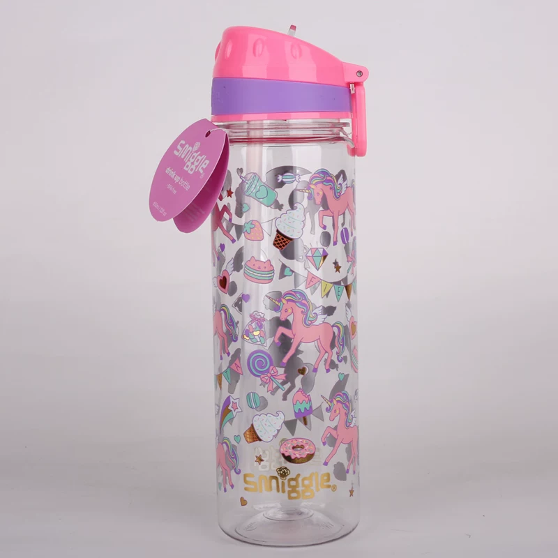 Smiggle Bottle 650ml Unicorn Design 24cm
