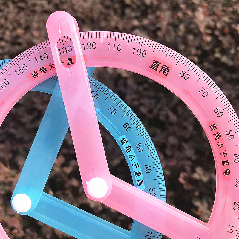 Protractor Ruler Plastic For Students