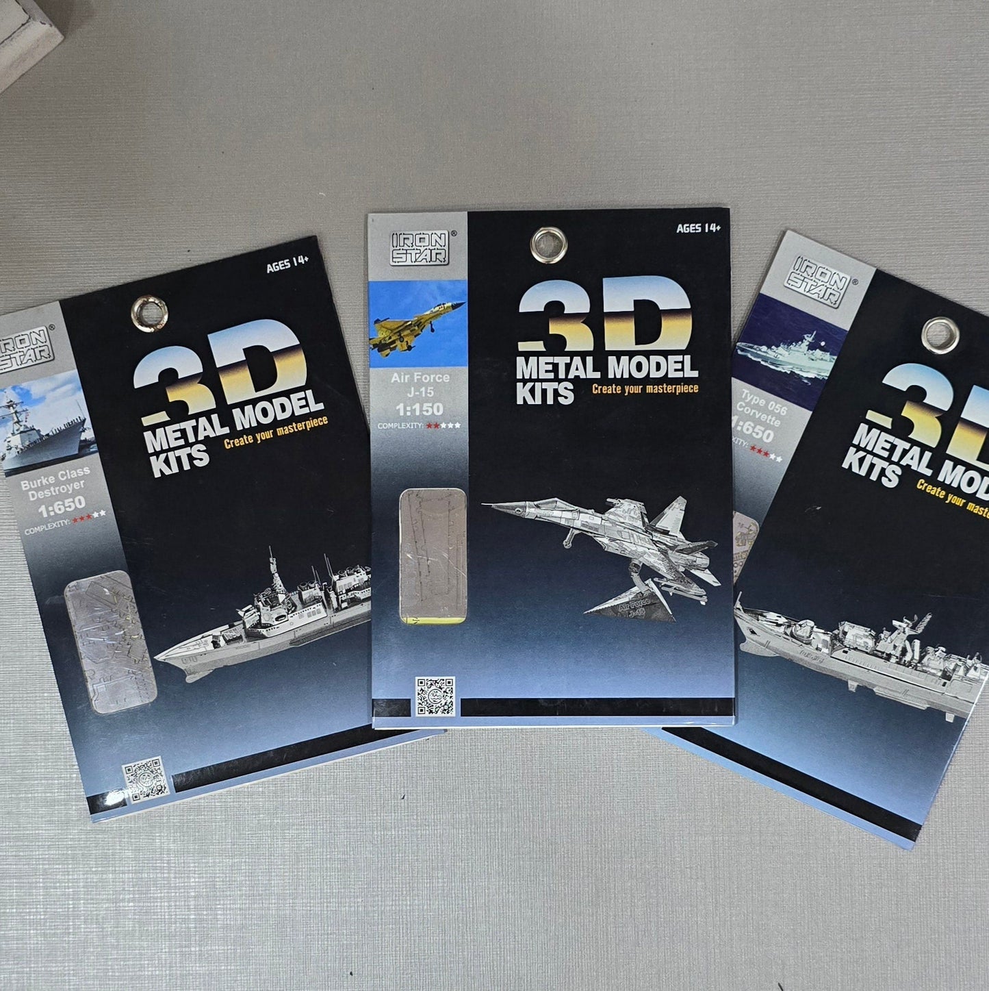 3D metal model kits 14+