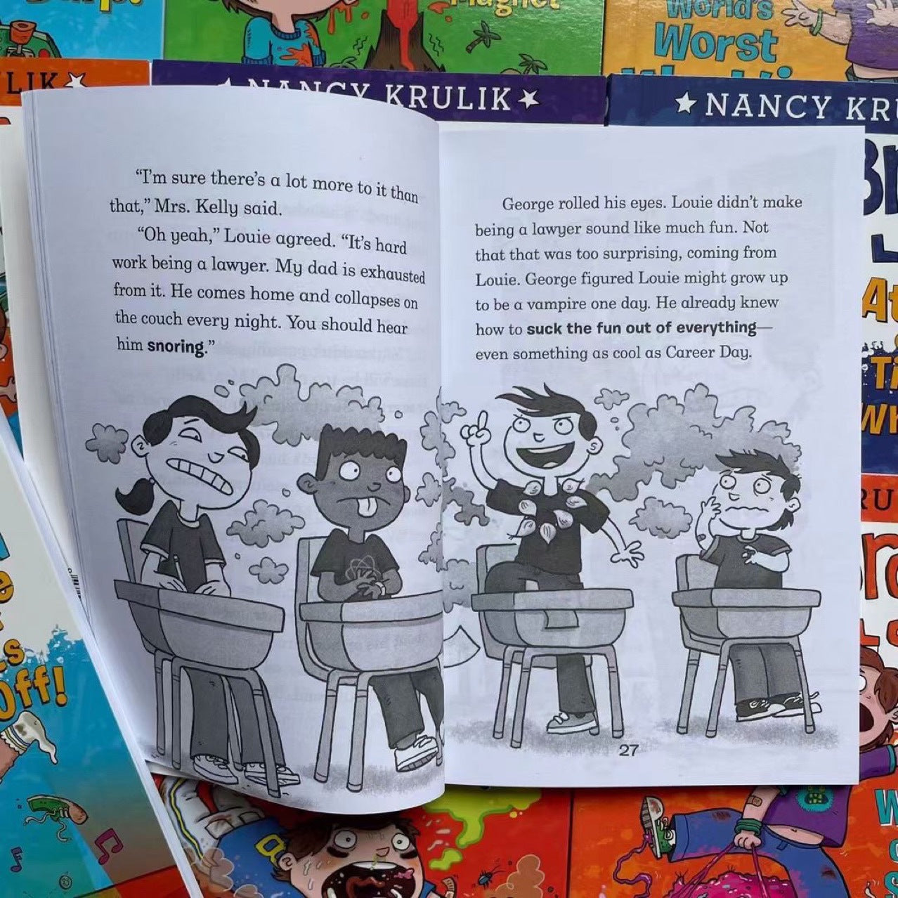 Super Burp George Brown Class Clown 19 Books Set
