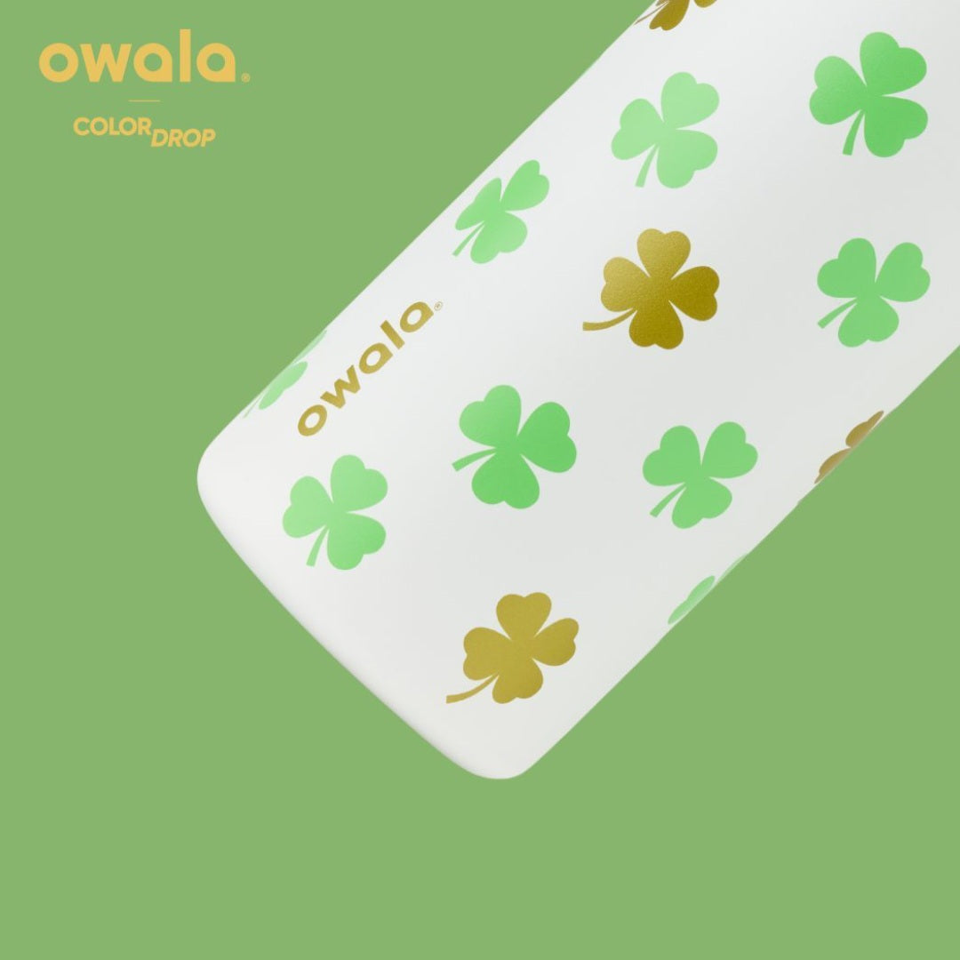 Owala Bottle Stainless Steel FreeSip Leak-proof | Clover The Rainbow | 950ml
