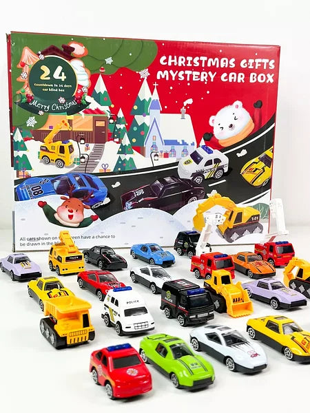 Christmas Gifts Mystery Car Box | 24 Days Advent Calendar | 3+
