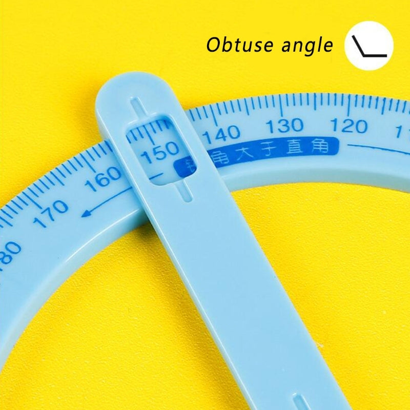 Protractor Ruler Plastic For Students