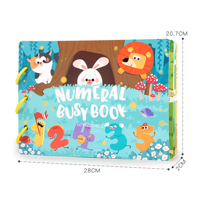 Preschool Busy Book Game Educational Diy Montessori Book