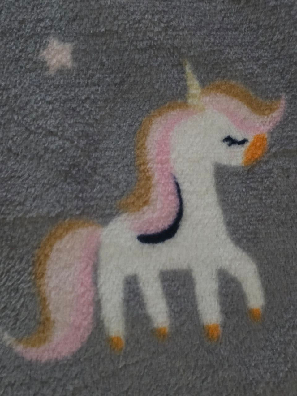 Pyjama Grey Warm Unicorn Design Size 1-16y