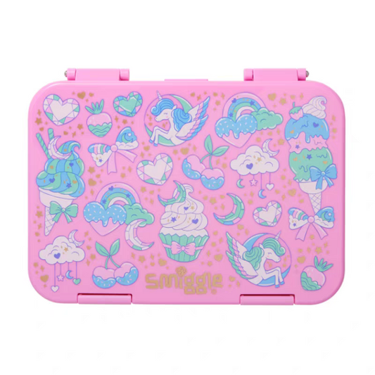 Smiggle Lunch Box Sweets Design 21x15x4.5