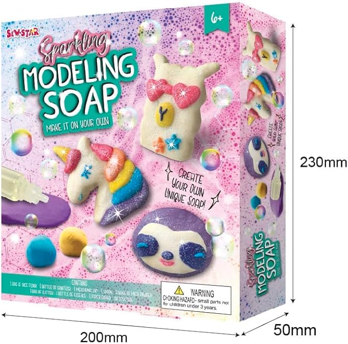 DIY Sparkling Modeling Soap Toy For Kids