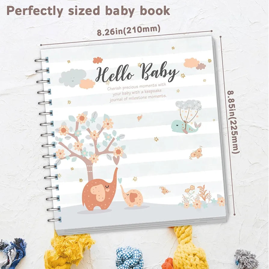 Customized Baby Journal, Baby Photo Album, Milestone Book