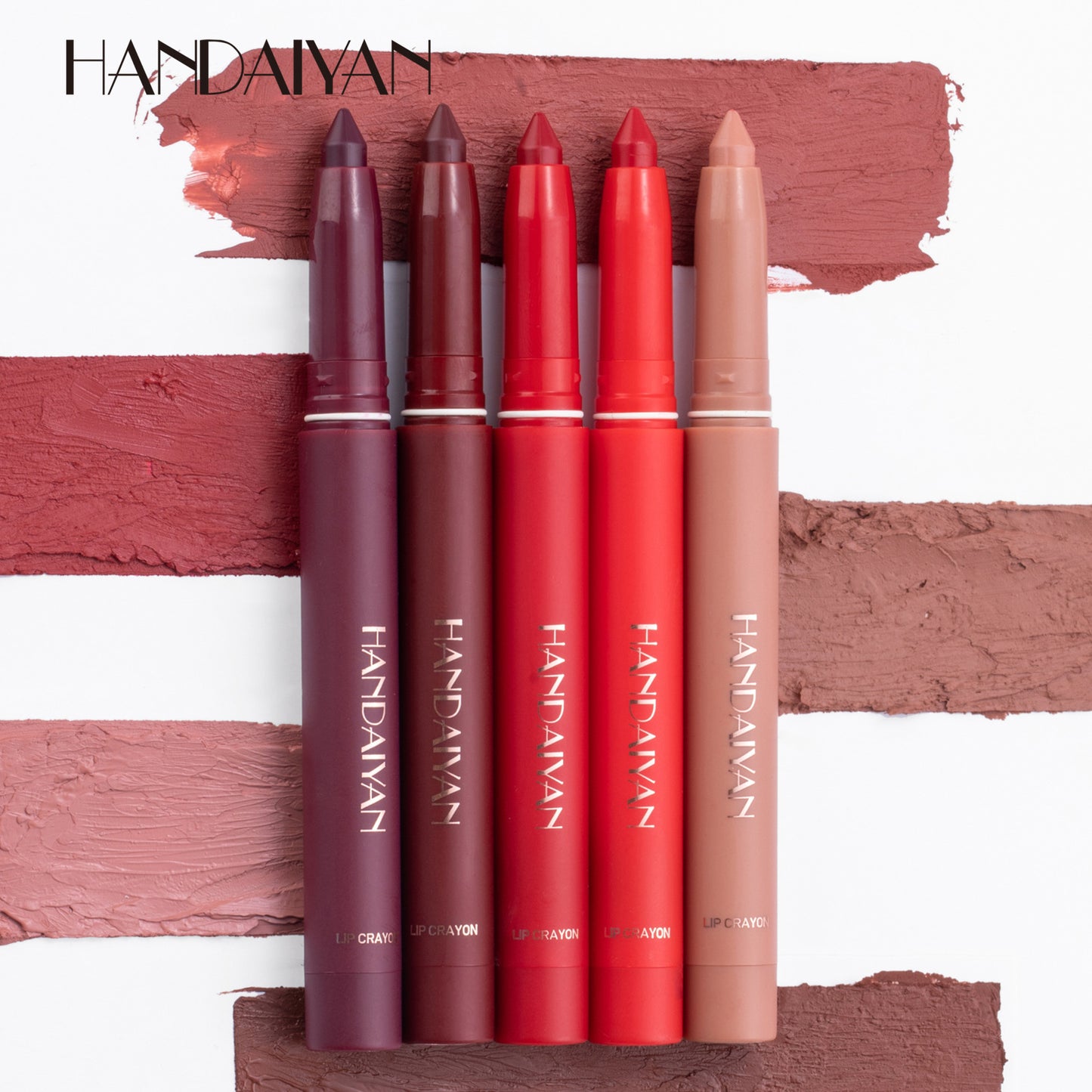 12 Color Lip Liner Set Long-Lasting Non Stick Matte Color HANDAIYAN