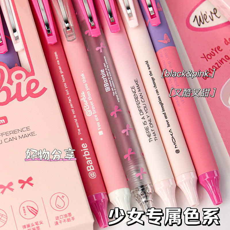Barbie pen Black Head Pack Of 6 Pcs
