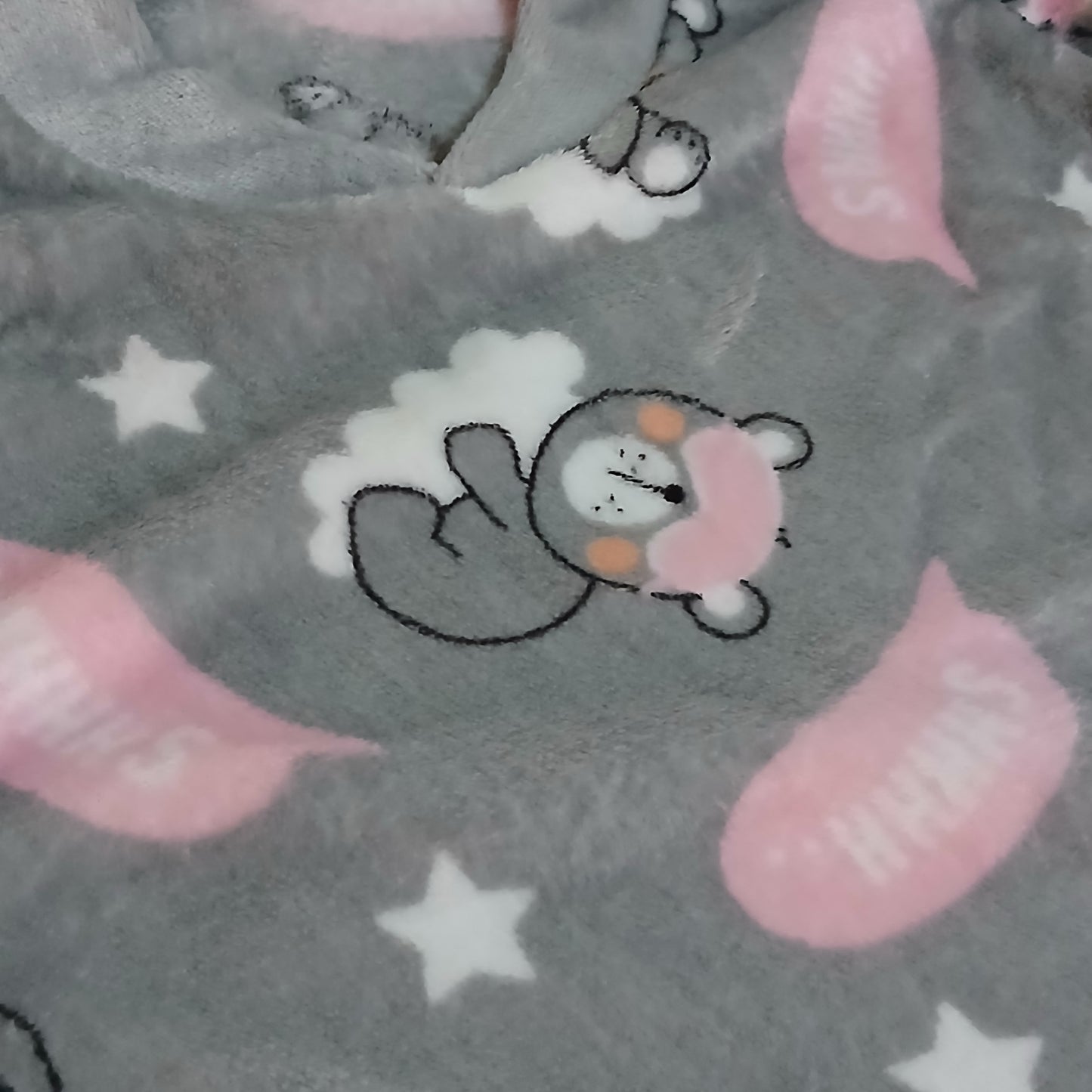 Warm Winter Pyjama For Girls Bear Design Size 6-16y