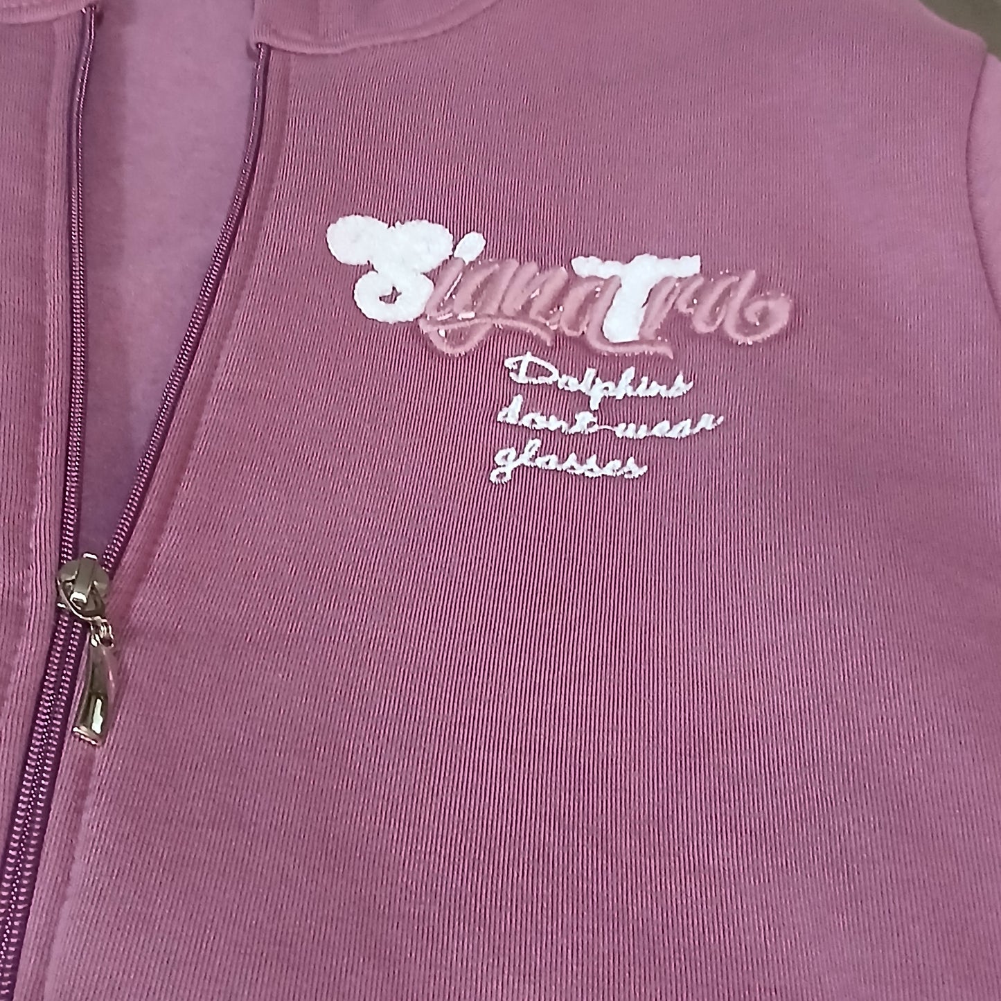 Warm Outfit With Fleece Wine Color Size 10-11y