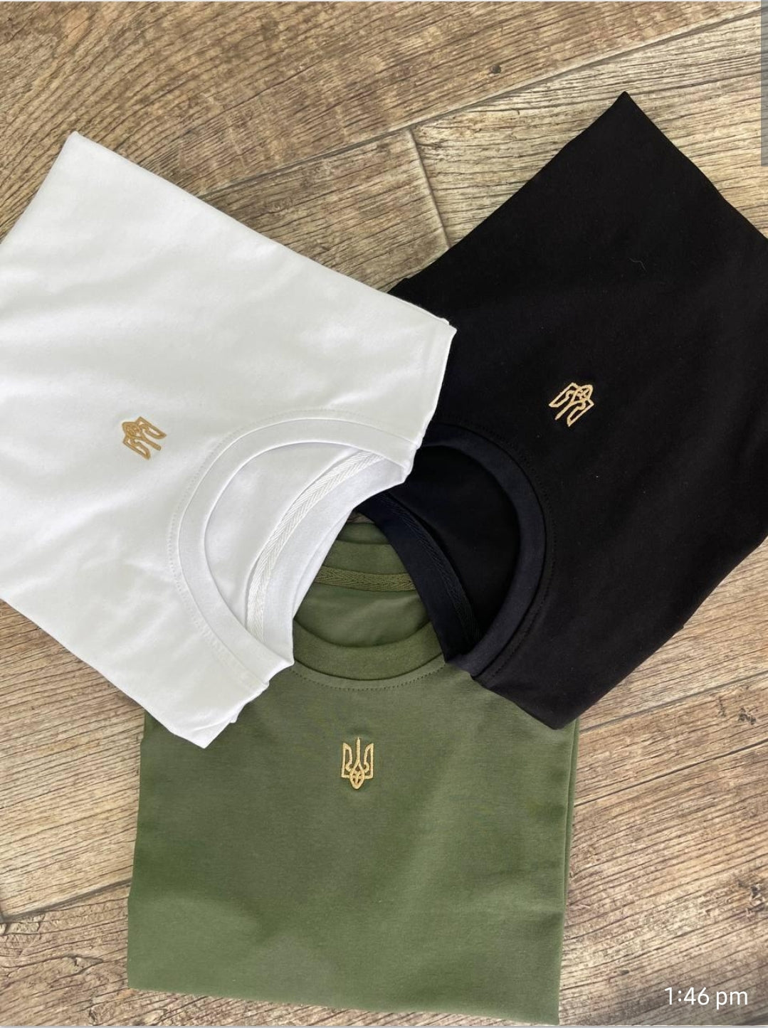 T-shirts With the Coat of Arms of Ukraine