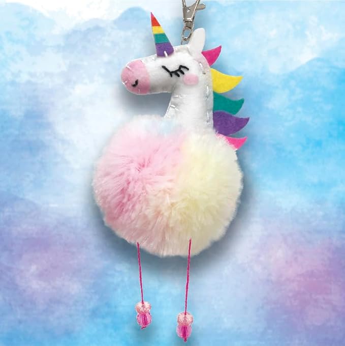Diy Bag Charm Furry Unicorn/Sloth DIY For Kids
