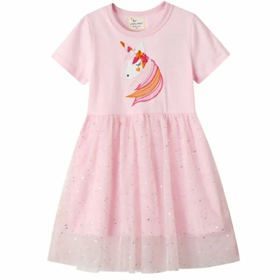 Unicorn Dress For Girls Size 2-4y