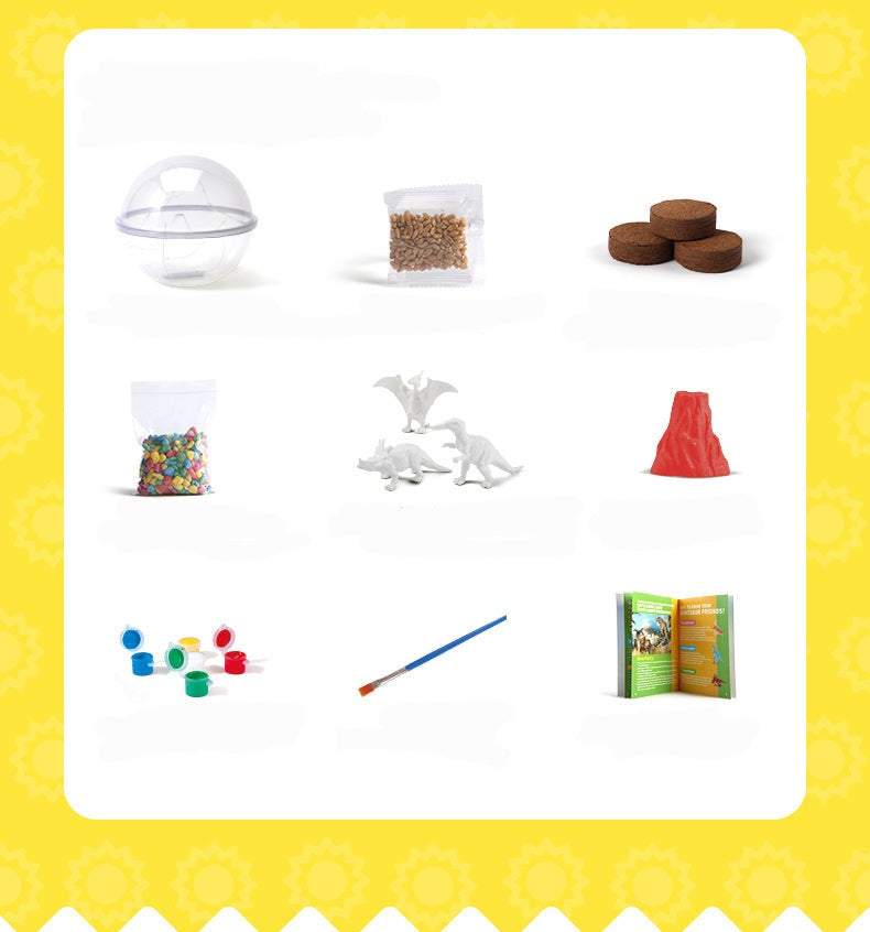 Terrarium Kit Dinosaur/Unicorn Design For Kids