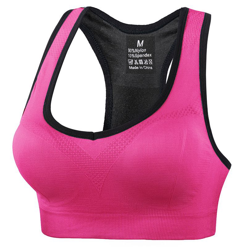 Sport Bra With Pads Push Up Yoga And Gym Wear Workout 2 colors Size M -3XL
