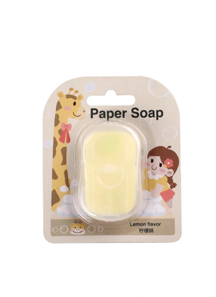 Paper Soap Sheets Portable On The Go