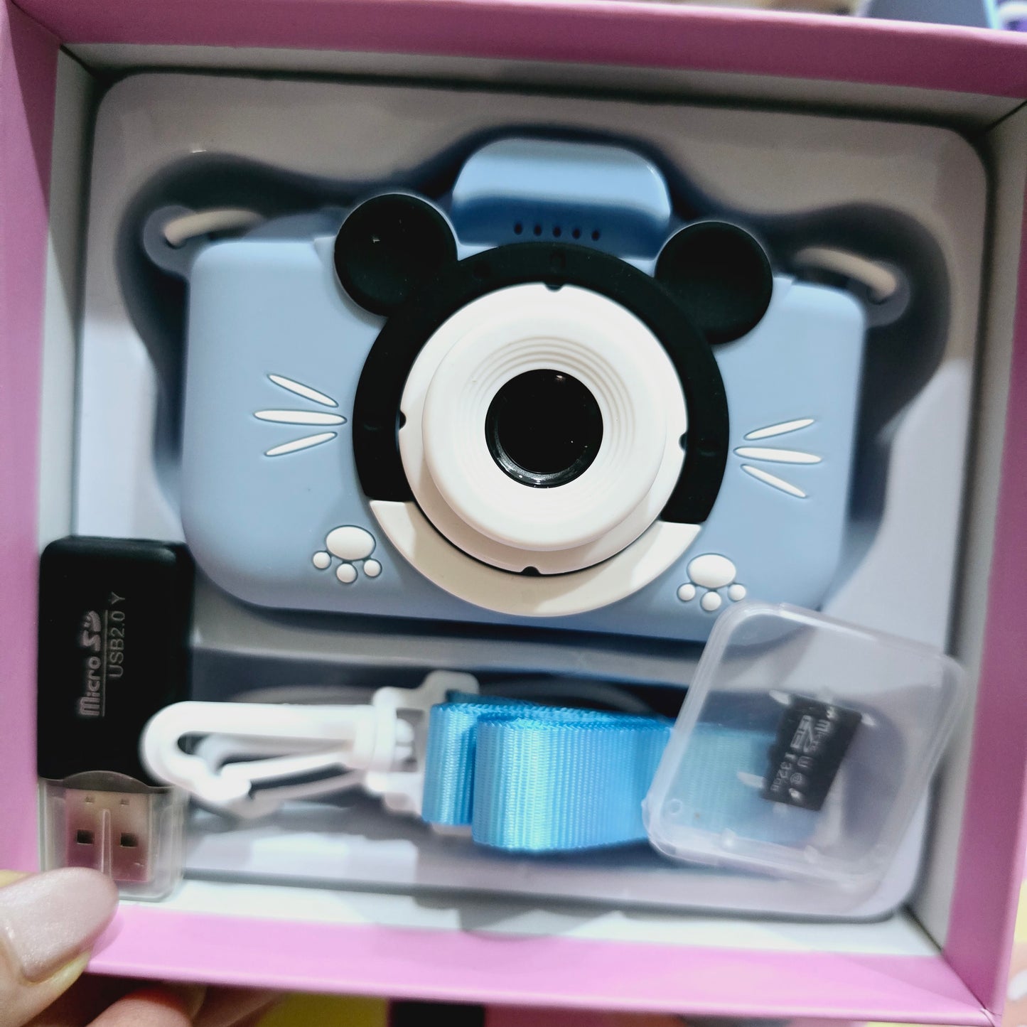 Camera Digital Light Blue Mickey Mouse Design 32 GB
