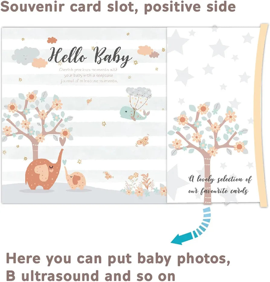 Customized Baby Journal, Baby Photo Album, Milestone Book