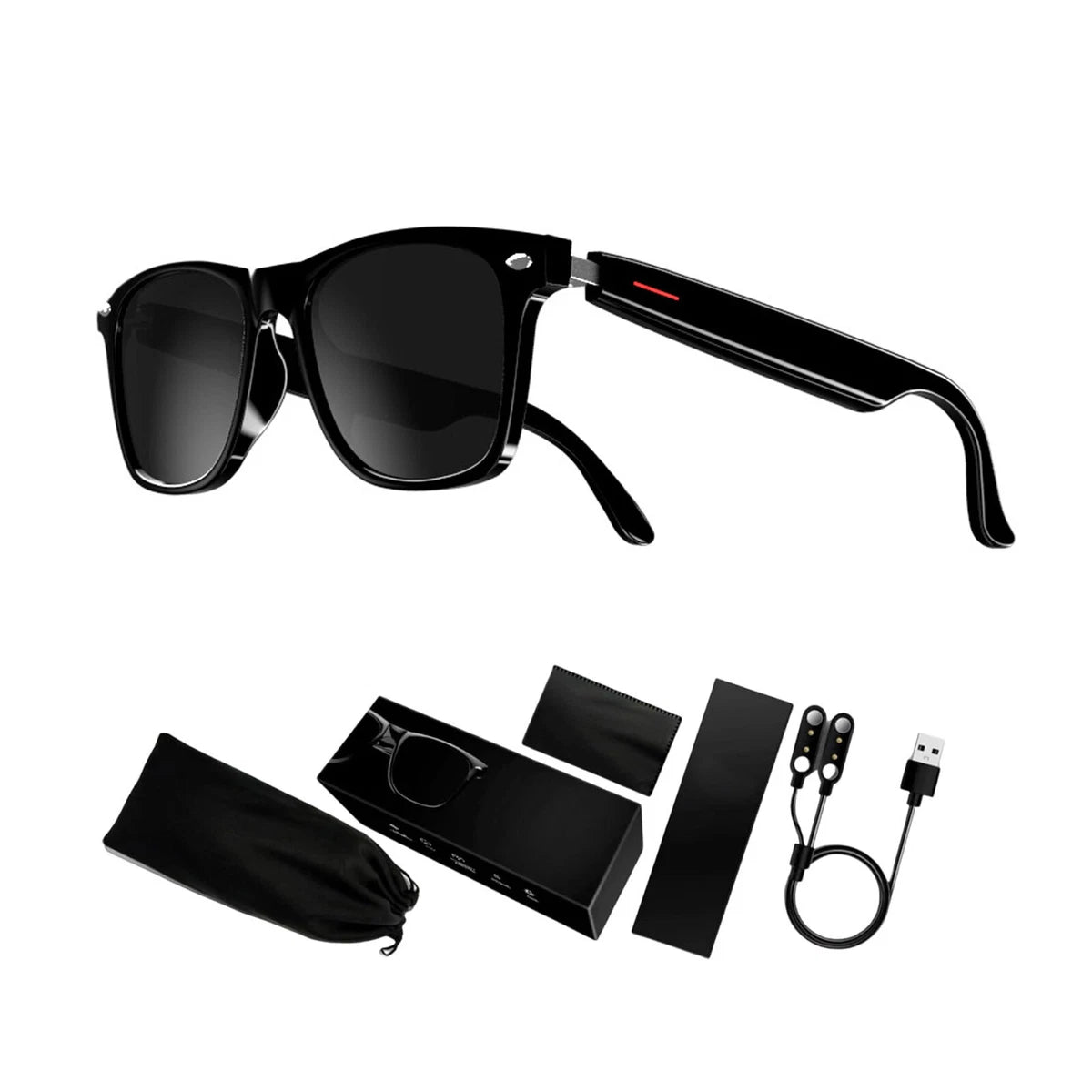 Bluetooth Smart Glasses Sunglasses Wireless Waterproof Half/Full Frame Model