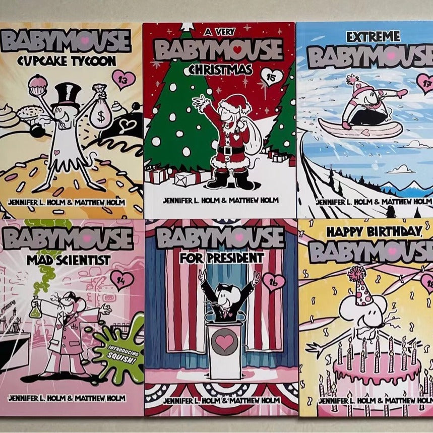 Baby Mouse Queen Of The World By Jennifer L. Holm 20 Books Set