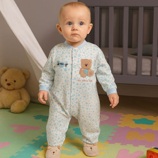 Jumpsuit For Baby Boy Bear Design Size 0-12 months