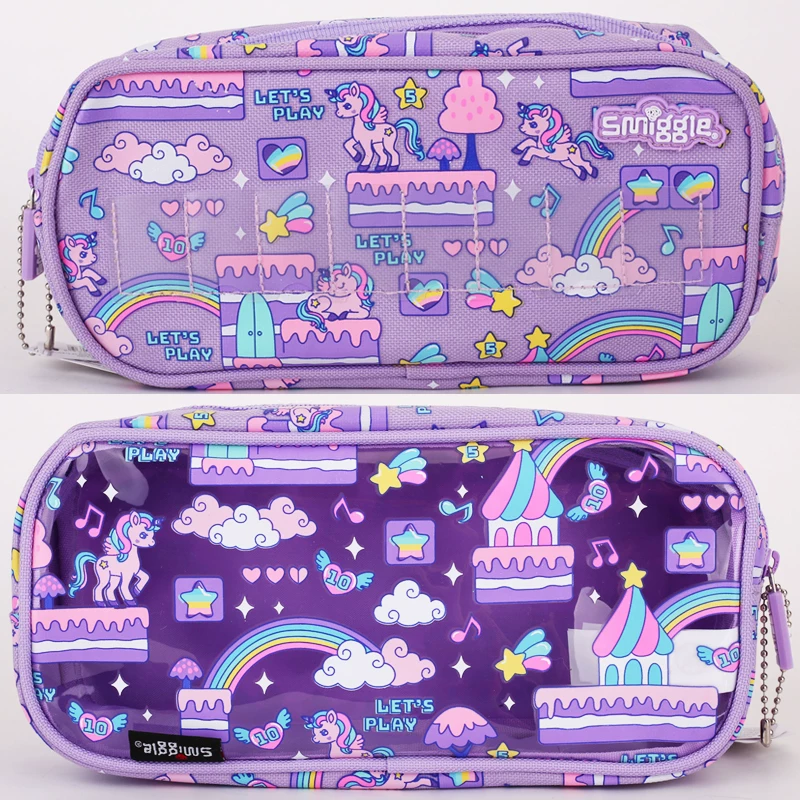Pencil Case Unicorn Rainbow Design
