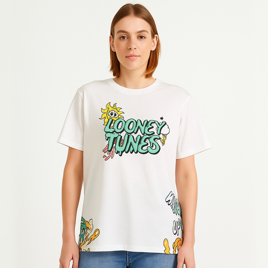 Looney Tunes Tshirt 100% Cotton Size: Large