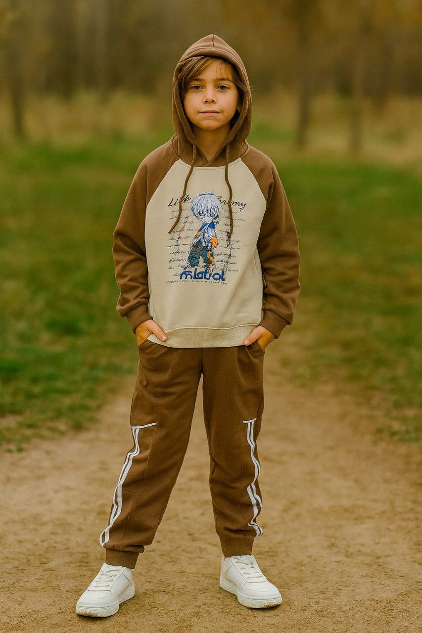Outfit Cotton For Boys Set Of 2 Pcs Size 5-8y