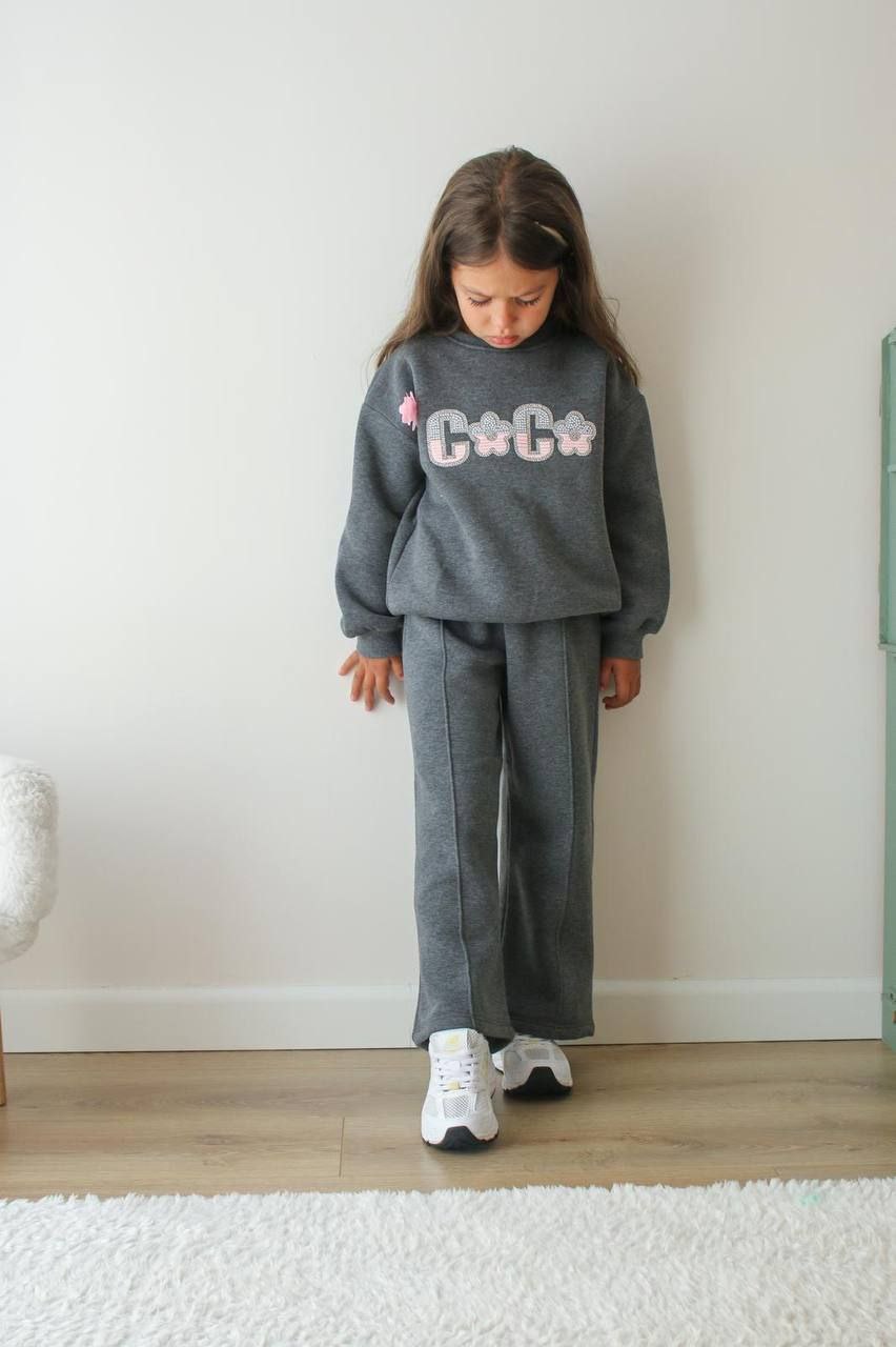 Outfit With Fleece Coco Design Size 3-10y