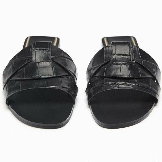 Flat Slipper Black For Women Size 41