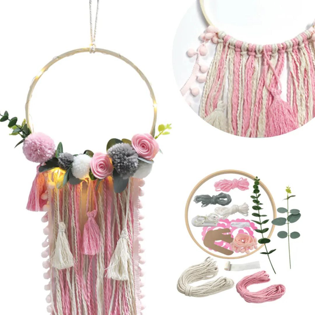 Macrame Kit Dream Catcher Diy For Kids Make It On Your Own