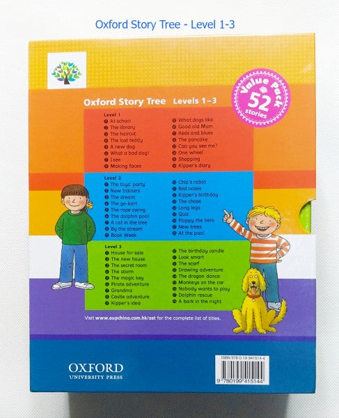 Oxford Story Tree Levels 1-3 (52 Stories) For Kids