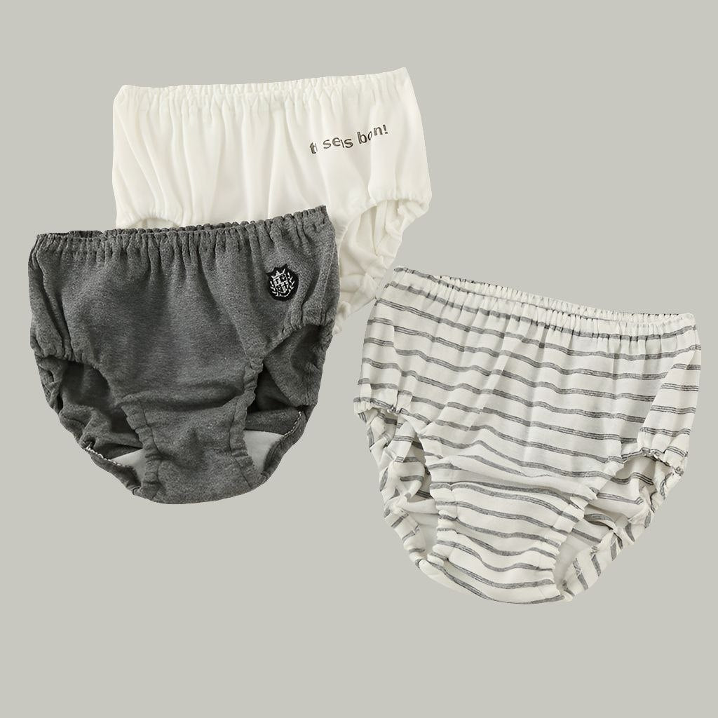 Boys Cotton Underwear 3-12Y - Grey | Build Your Own Set