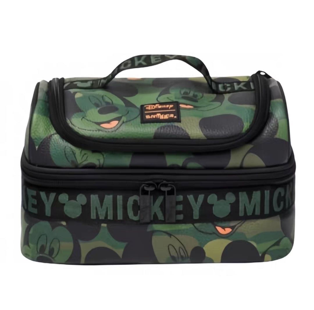 Smiggle Mickey Mouse Double Decker Lunch bag Khaki