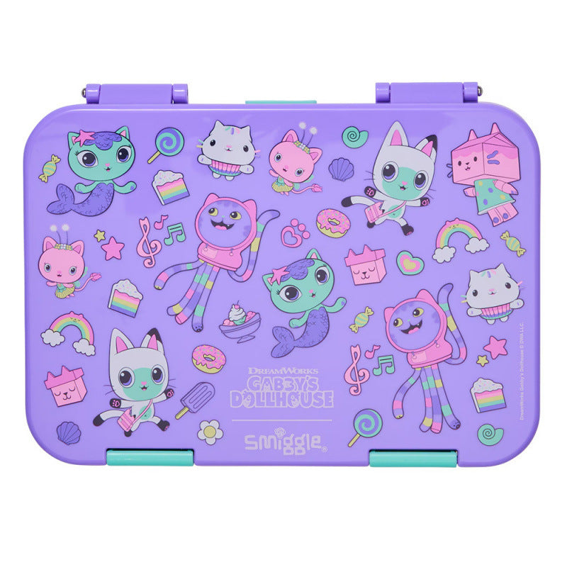 Smiggle Gabby's Dollhouse Set Of 3pcs Bottle Lunch Box Backpack 42cm