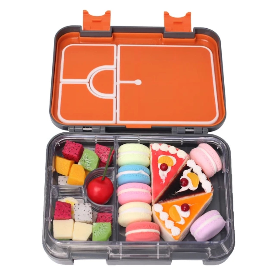 Super High-quality Lunch box for School No design Grey Size 21x15x5cm