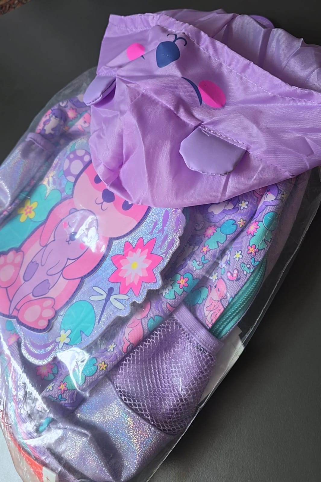 Smiggle 4pcs Set For School Backpack 38cm Lunch Bag Case Bottle