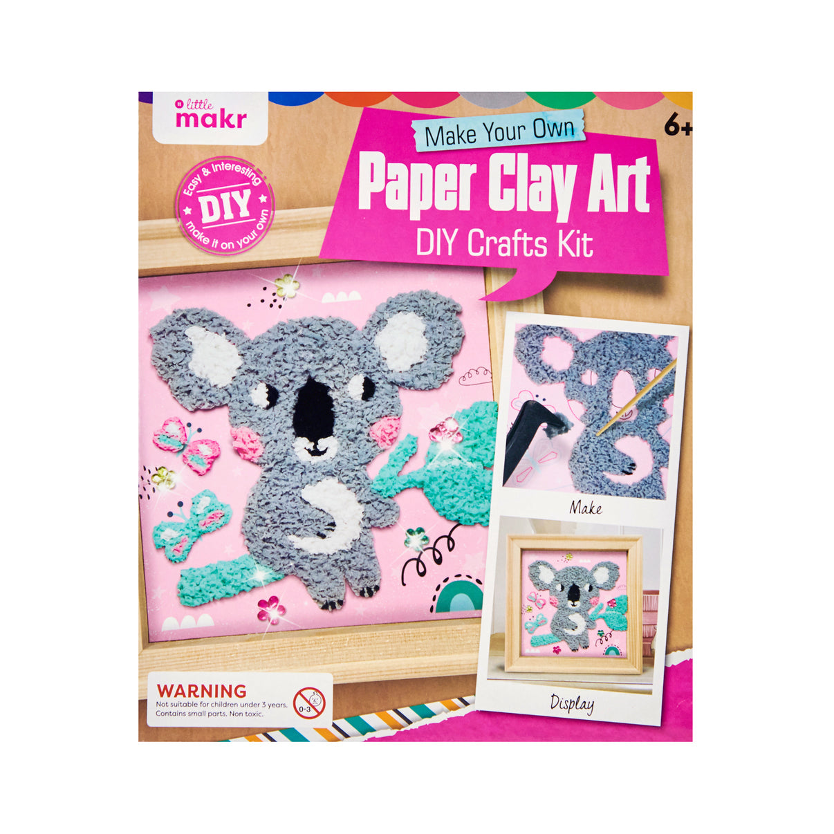 Paper Clay Art Diy Crafts Kit