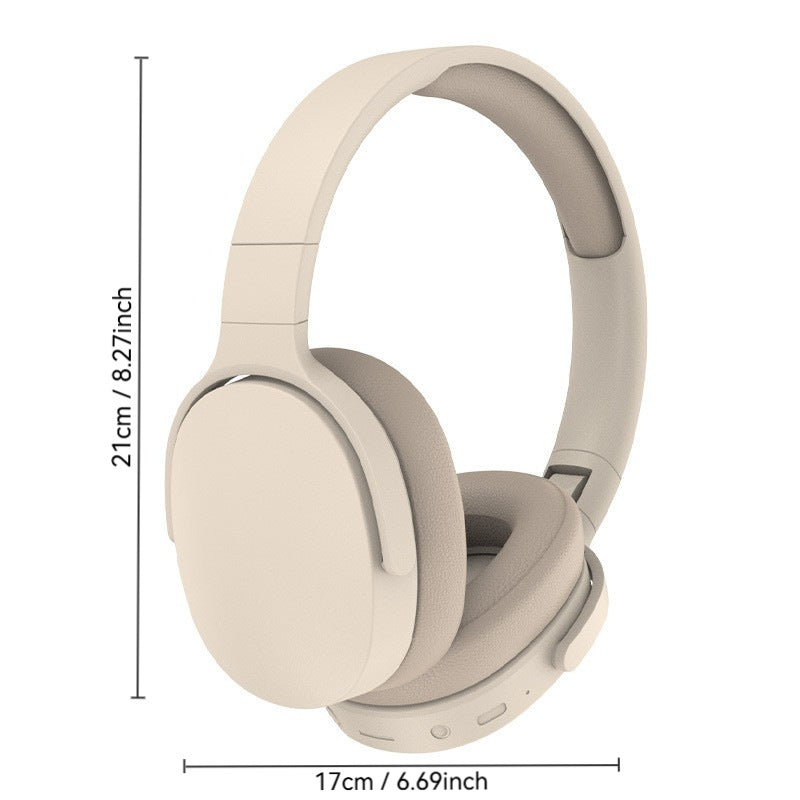 Wireless Over-Ear Headphones With Type-C Cable Charge