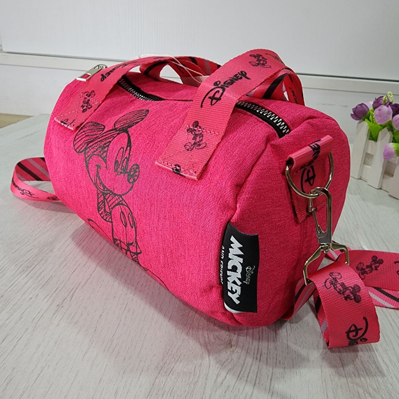 Bag Mickey Mouse Design For Kids Boys&Girls Pink&Black