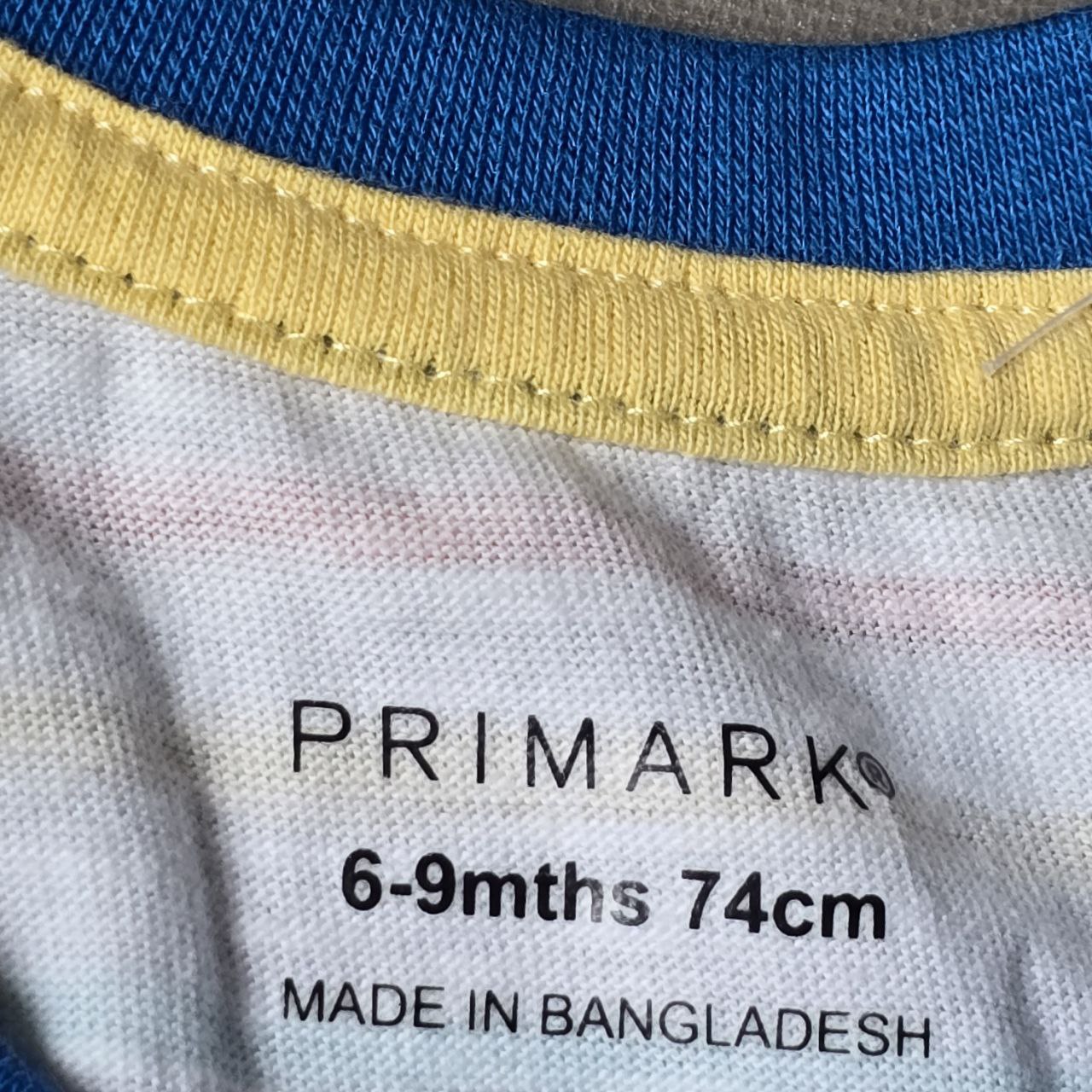 Outfit For Boys Set Of 2 Pcs Top&Short Brand Primark Size 6-18months