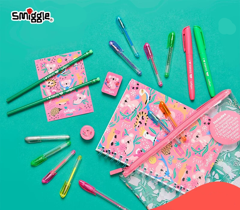 Smiggle stationery Kit A5 Koala Design