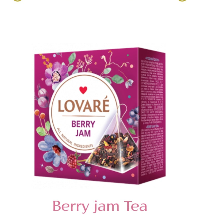 Lovare Tea in Pyramids Made in Ukraine