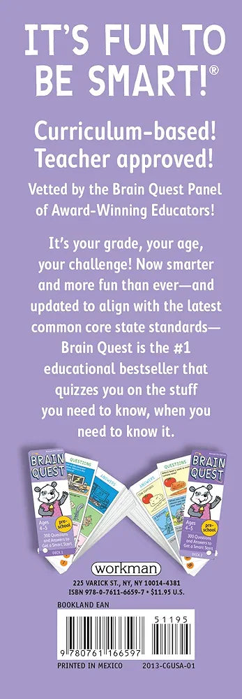 Brain Quest Pre-School 300 Q&A Ages 4-5