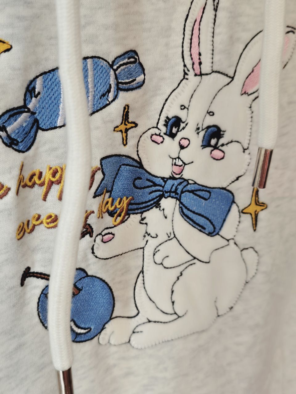 Hoodie Cotton Oversized One Size S-L Rabbit 3D Print