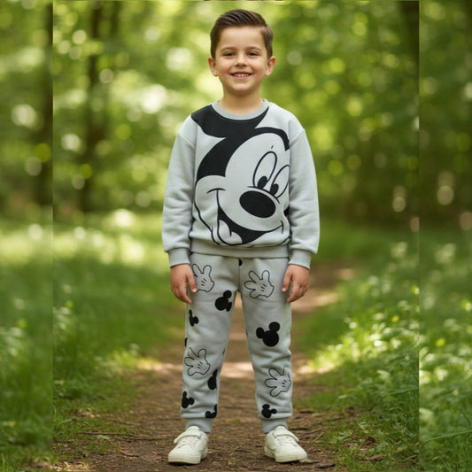 Nice Cotton Mickey Mouse Outfit Size 5-6y