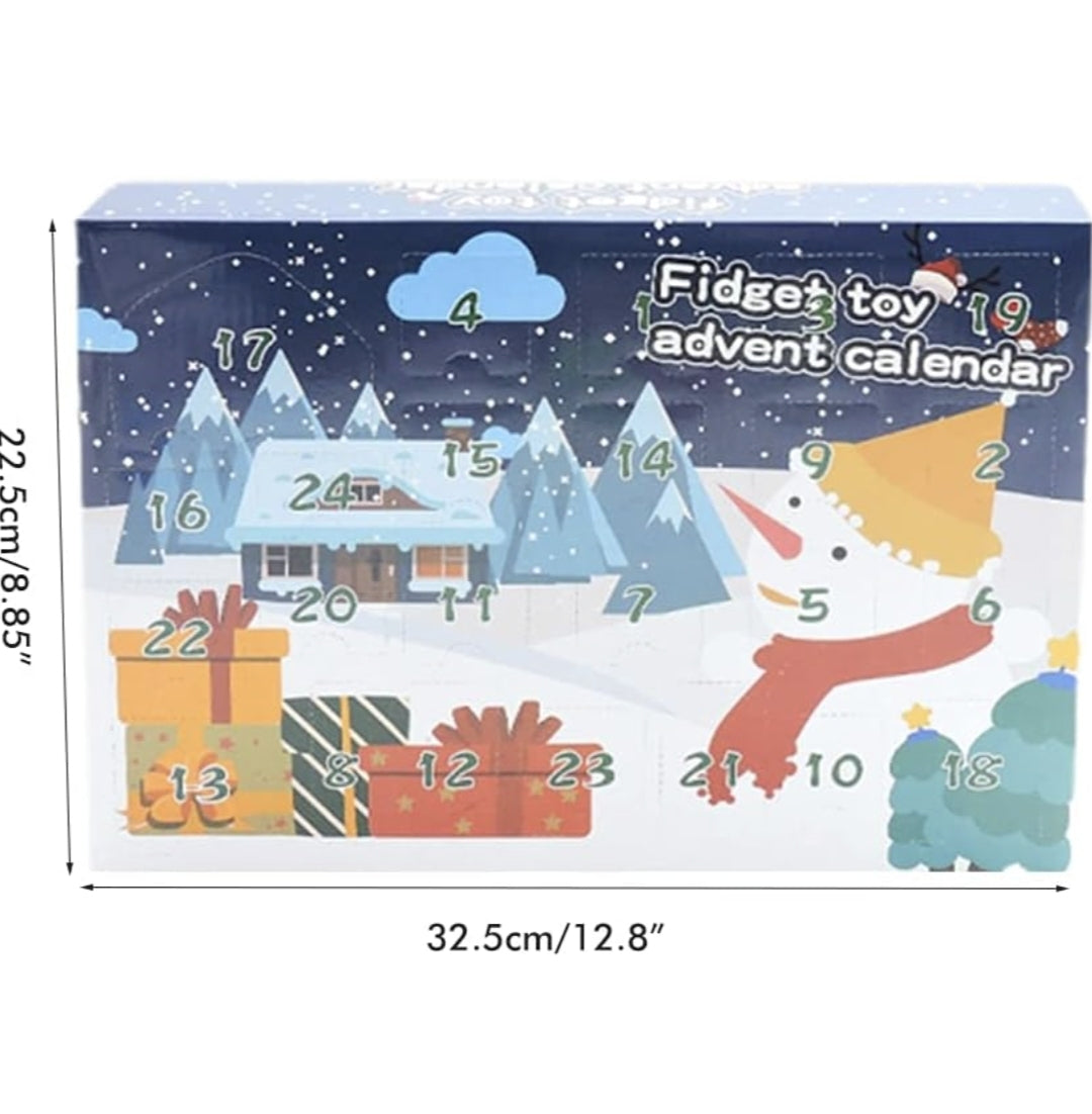 Toy Christmas Advent Calendar 24 Days Countdown